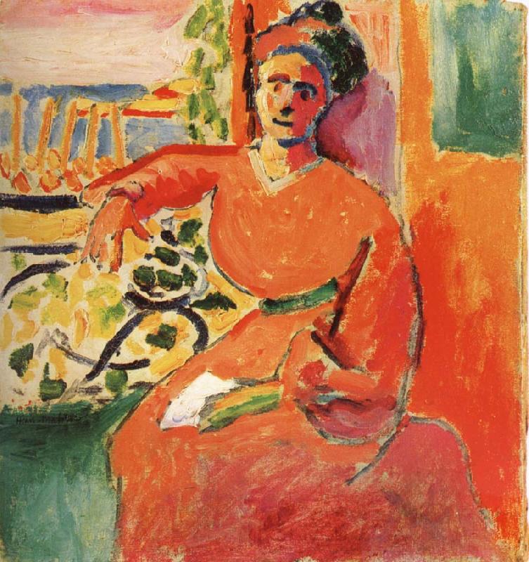 Henri Matisse Woman in the front of window Norge oil painting art
